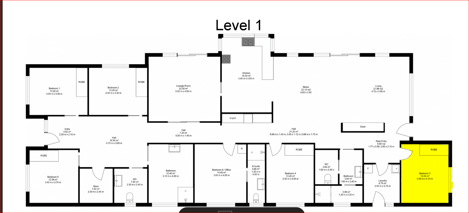 Charming and quiet home in Preston — Floorplan 1