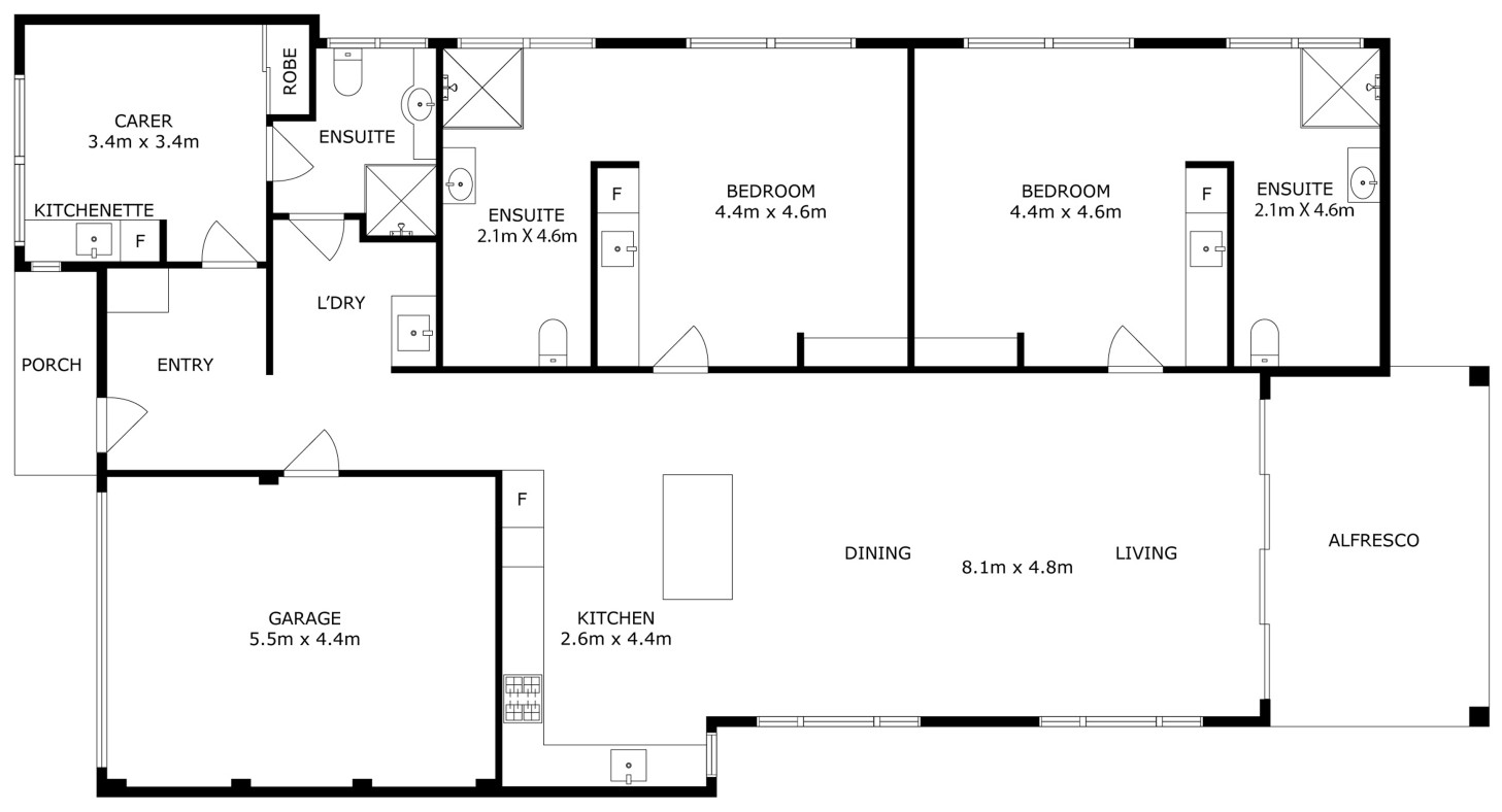 Dalyellup WA 6230 — Floorplan 1