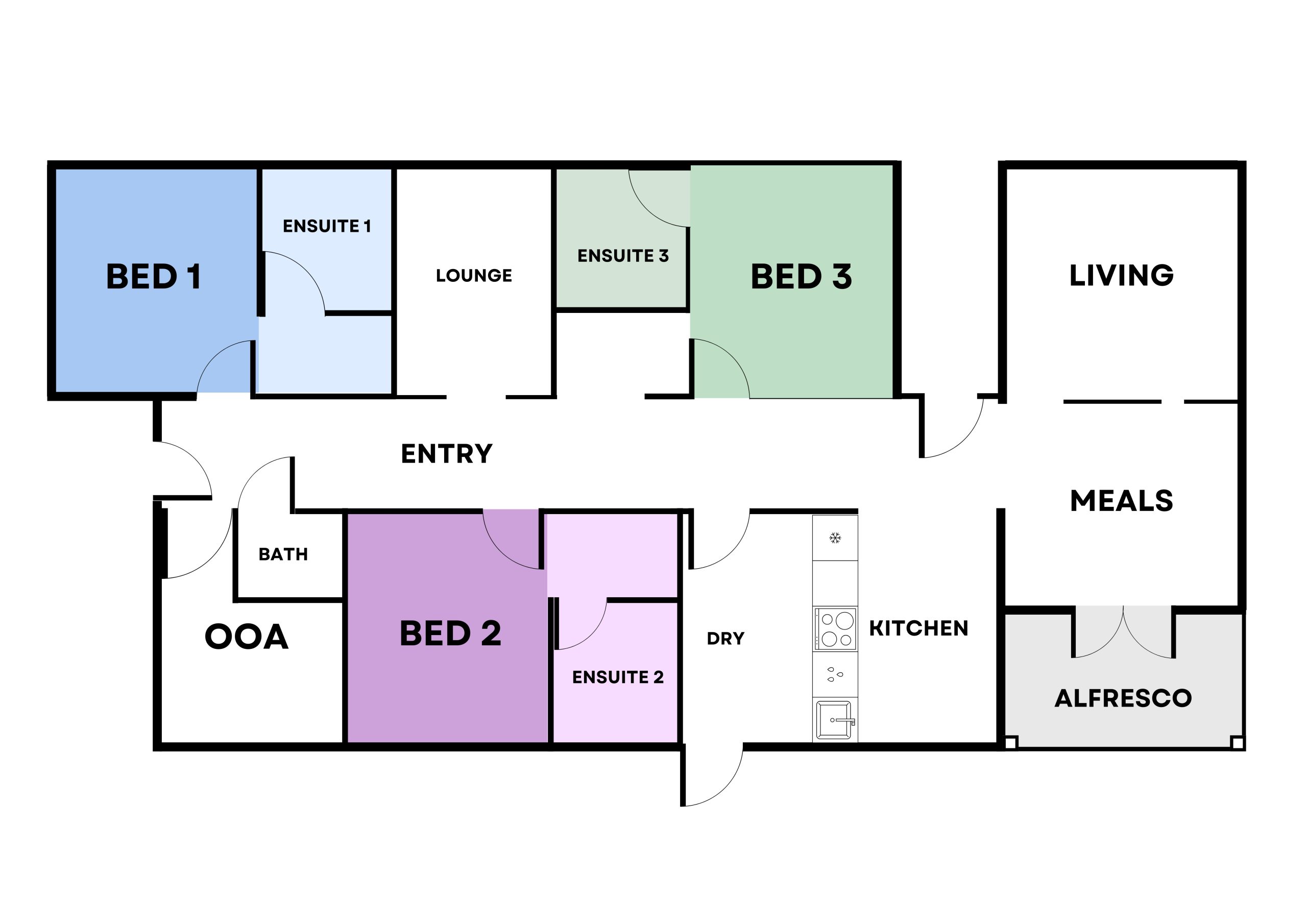 TANUNDA HPS - Belmont, VIC — Floorplan 1