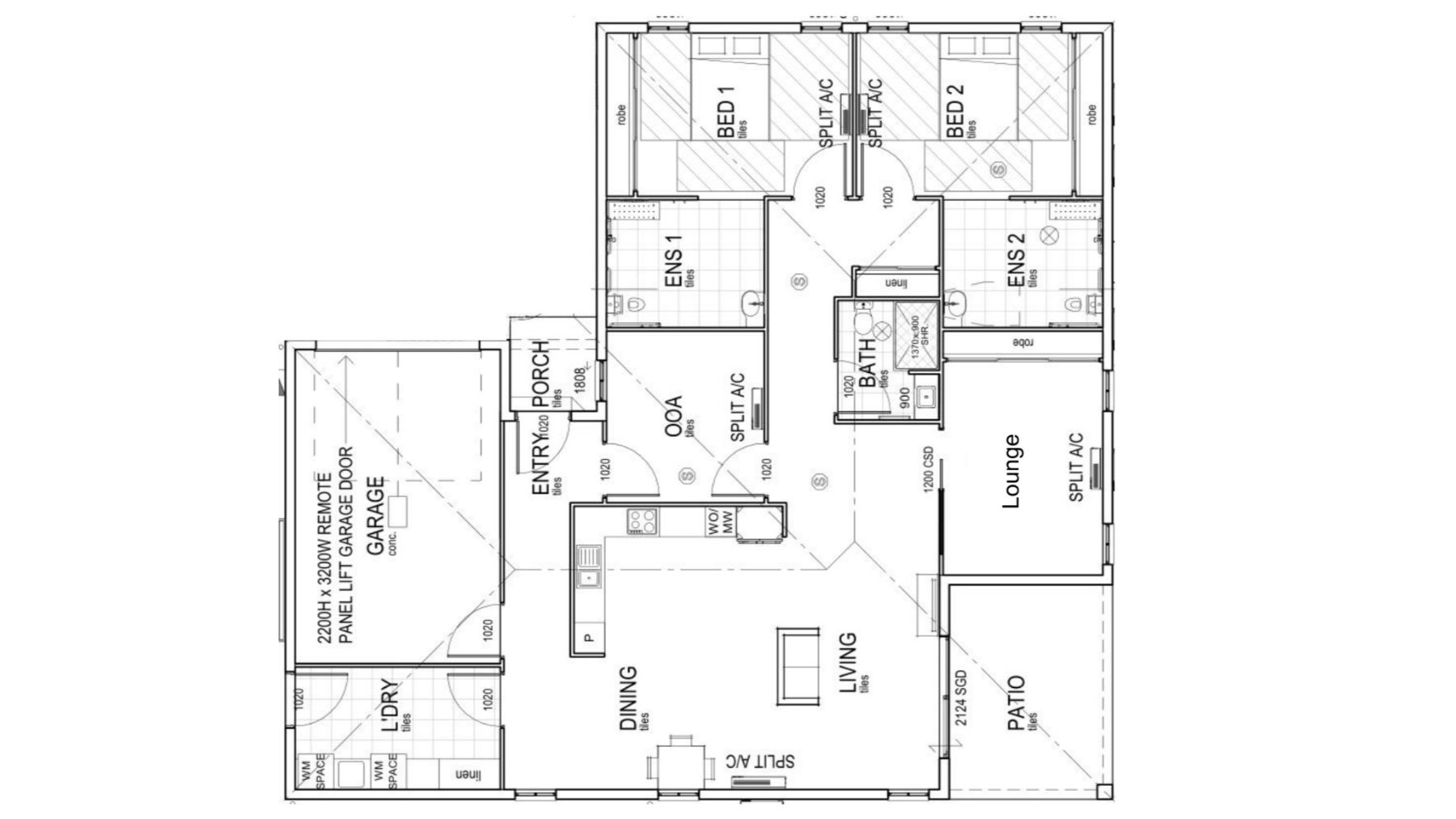 SDA HPS 2 Bedroom House plus OOA Glenella, Qld | 261 — Floorplan 1