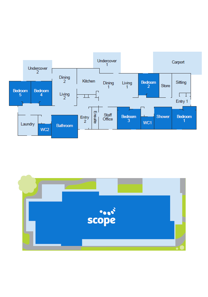 Beautiful home in a peaceful area, close to the Bendigo CBD. — Floorplan 1