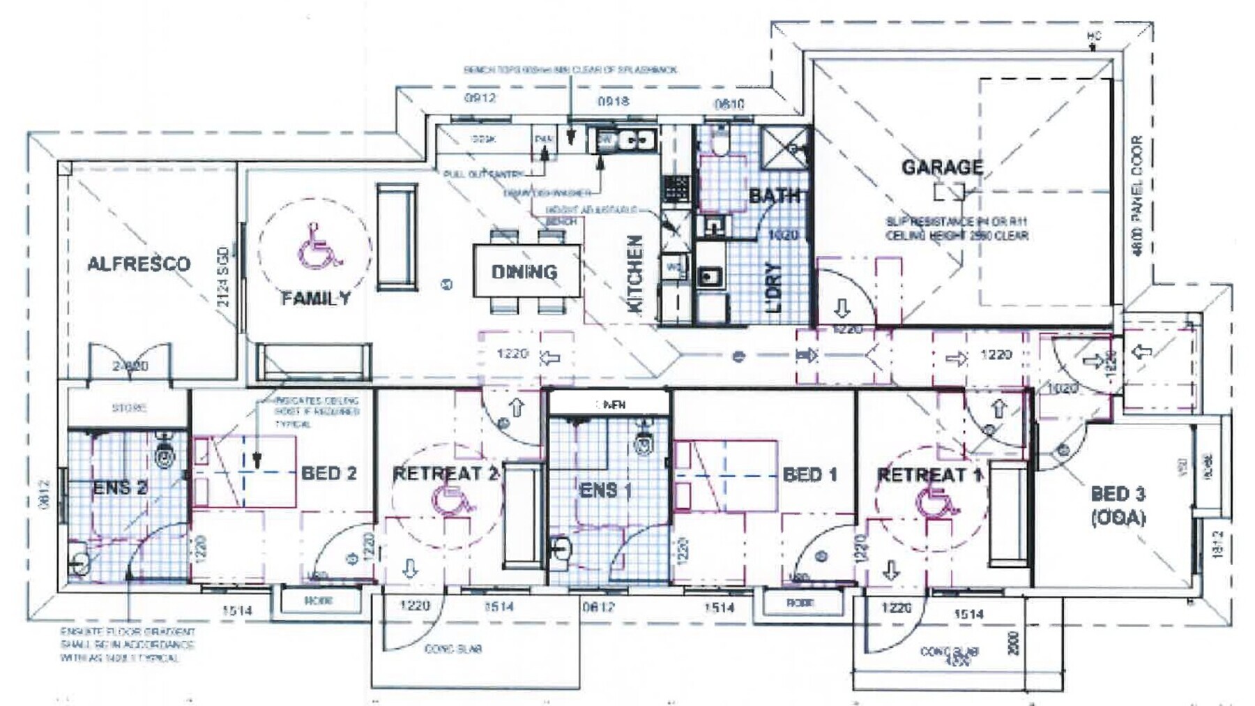 SDA HPS 2 Bedroom House plus OOA Whyalla Norrie, SA | 227 — Floorplan 1