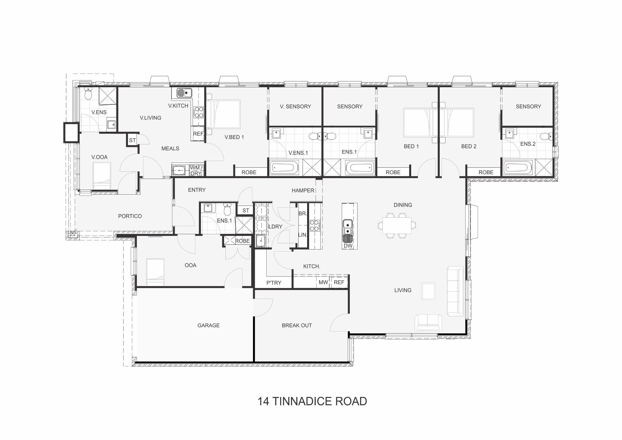 Cranbourne (Tinnadice Road) — Floorplan 1
