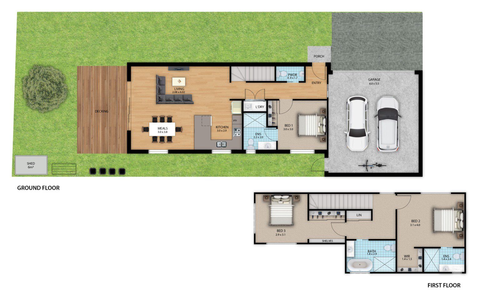 Accessible Accommodation In Elsternwick - Available Now for STR/MTA — Floorplan 1
