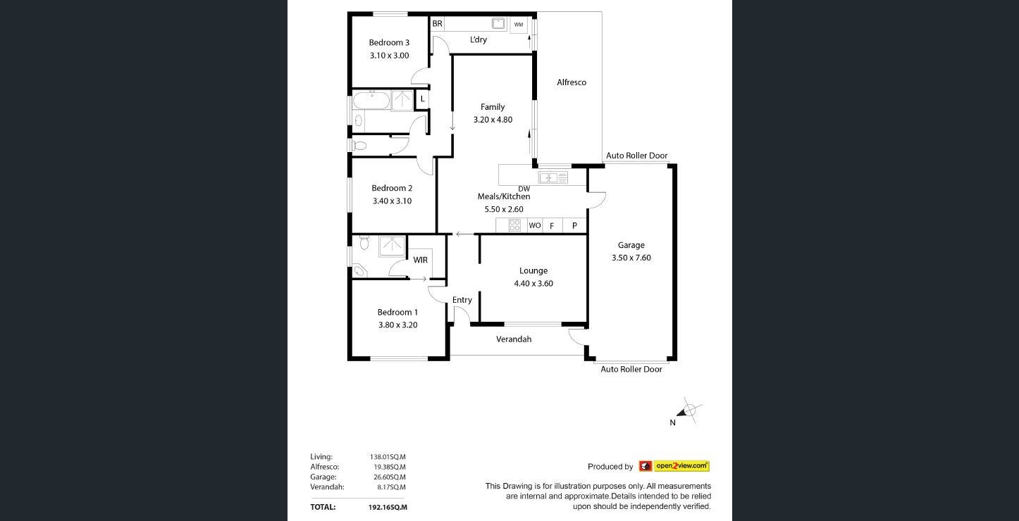 Safe, comfortable and colorful property situated in stunning Barossa Valley — Floorplan 1
