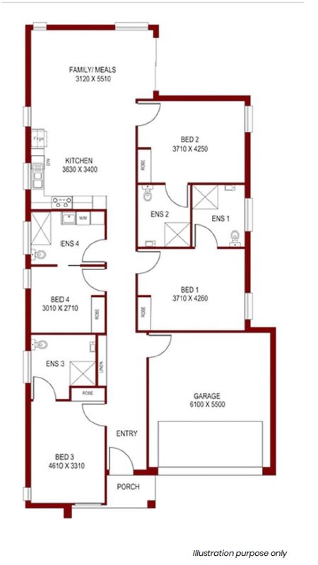 Modern High Physical Support SDA Home in Prime Armadale Location — Floorplan 1