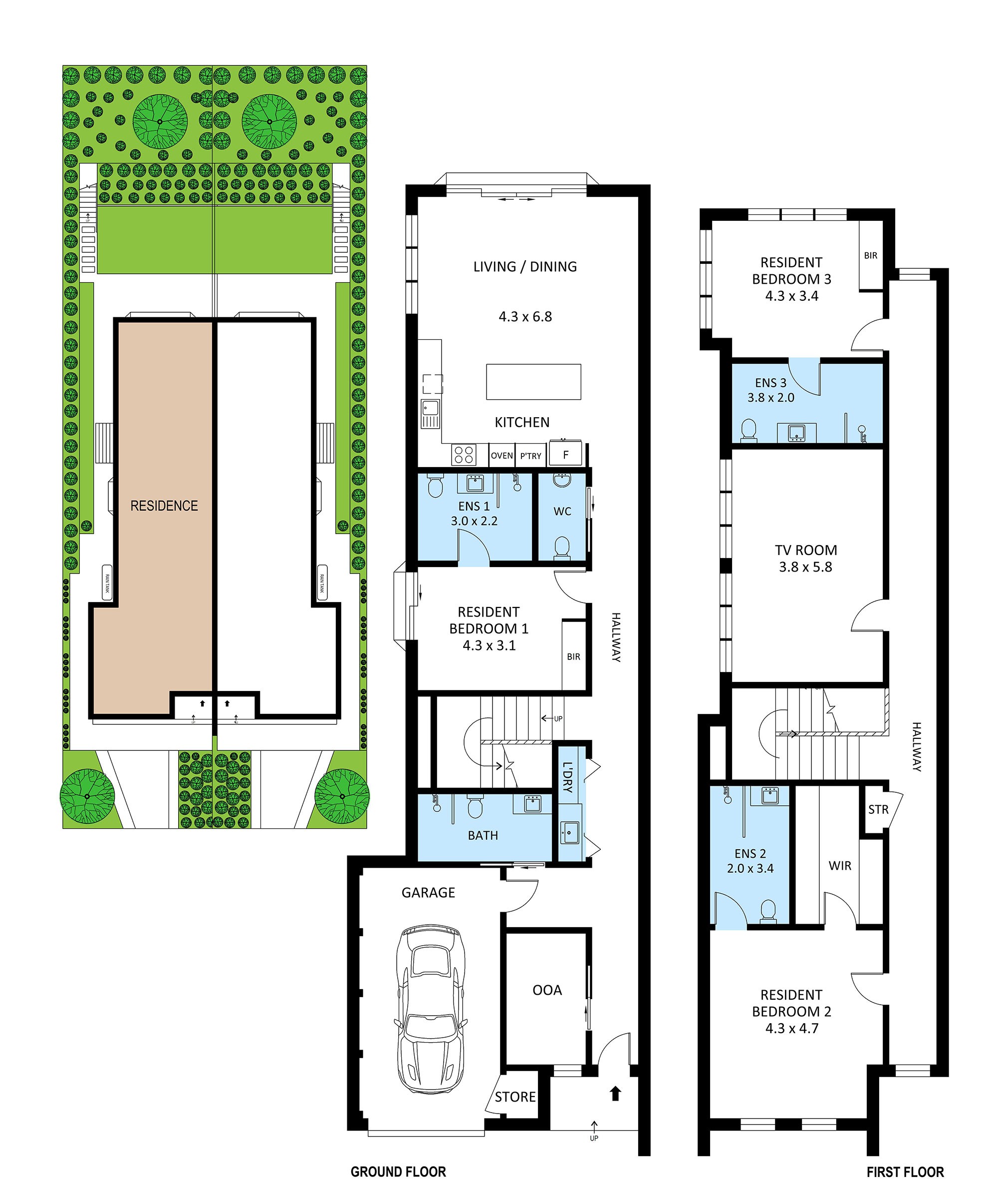 Langwarrin – IL House 1:3 — Floorplan 1