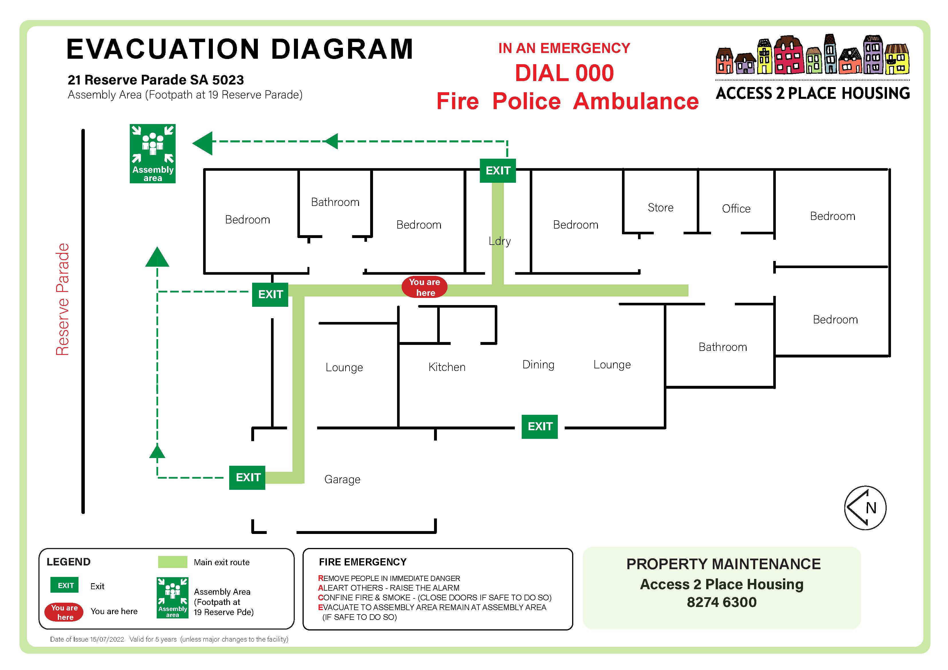 Findon - one bedroom available - shared accommodation - High Physical Support — Floorplan 1