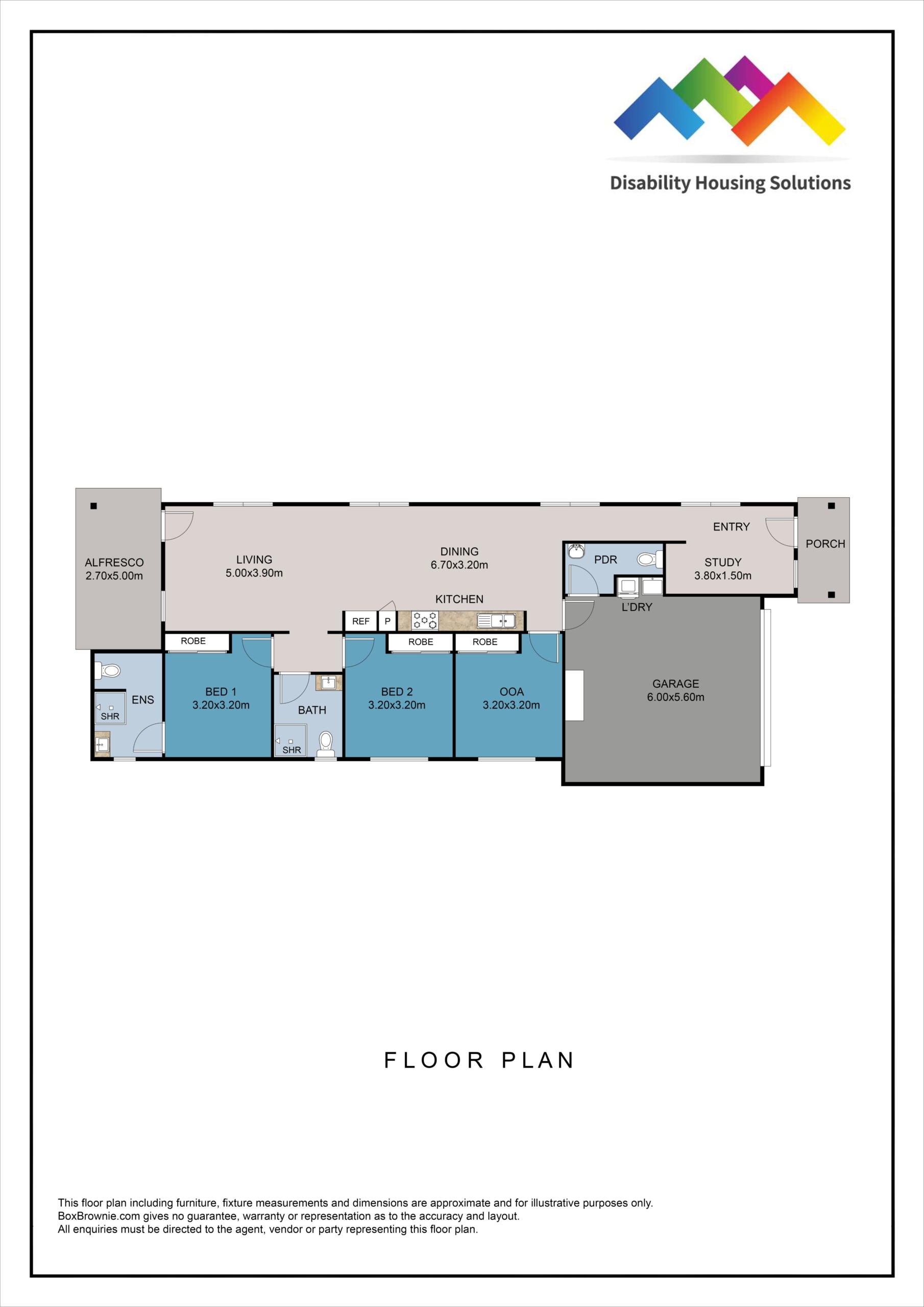 MORETON BAY QLD – IMPROVED LIVEABILITY HOUSE — Floorplan 1