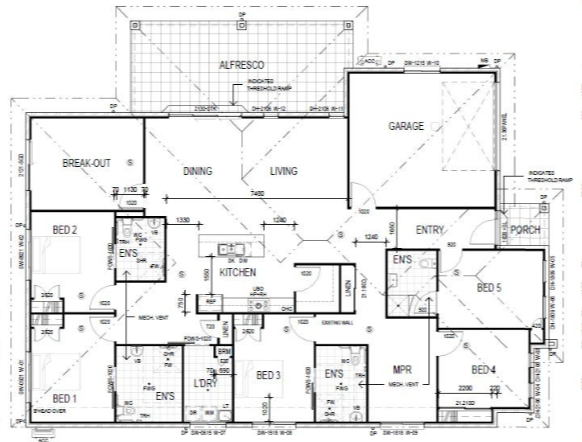 SDA at Collingwood park — Floorplan 1