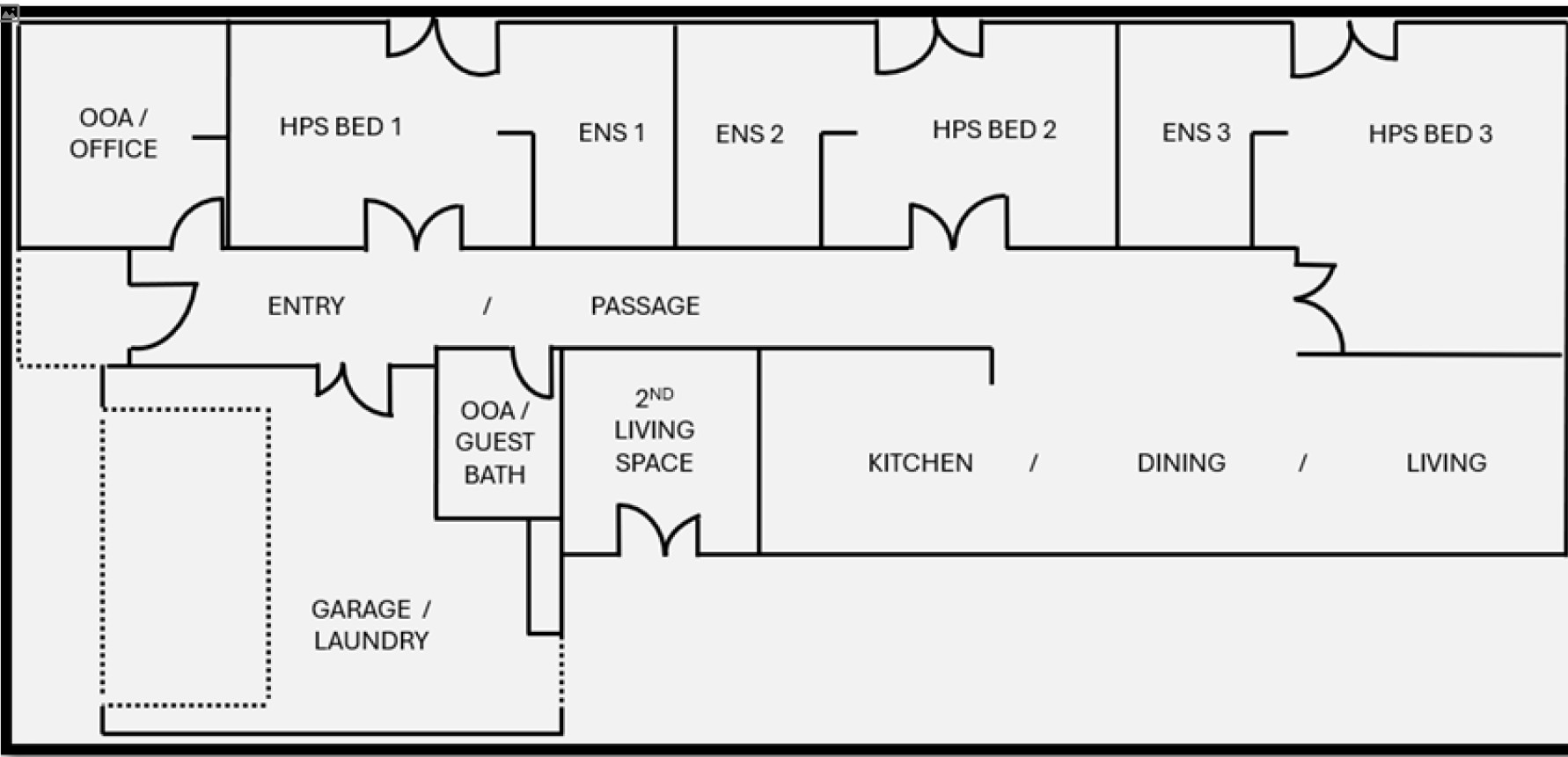 A beautifully designed spacious HPS Home with 3 bedrooms in Seymour — Floorplan 1