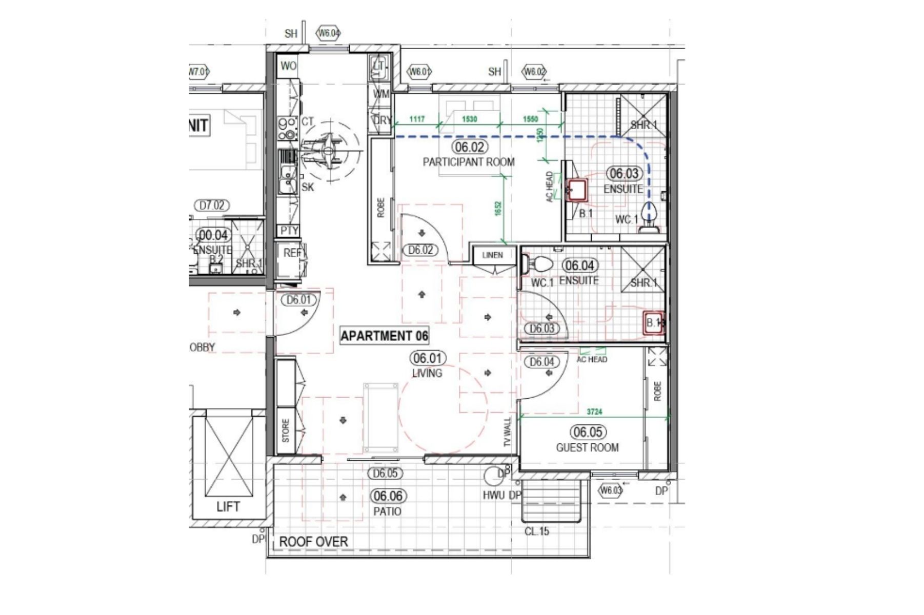 Accommodation in Berserker QLD — Floorplan 1