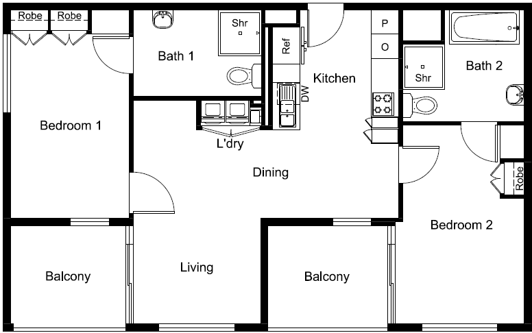 SDA in beautiful beachside Brighton — Floorplan 1
