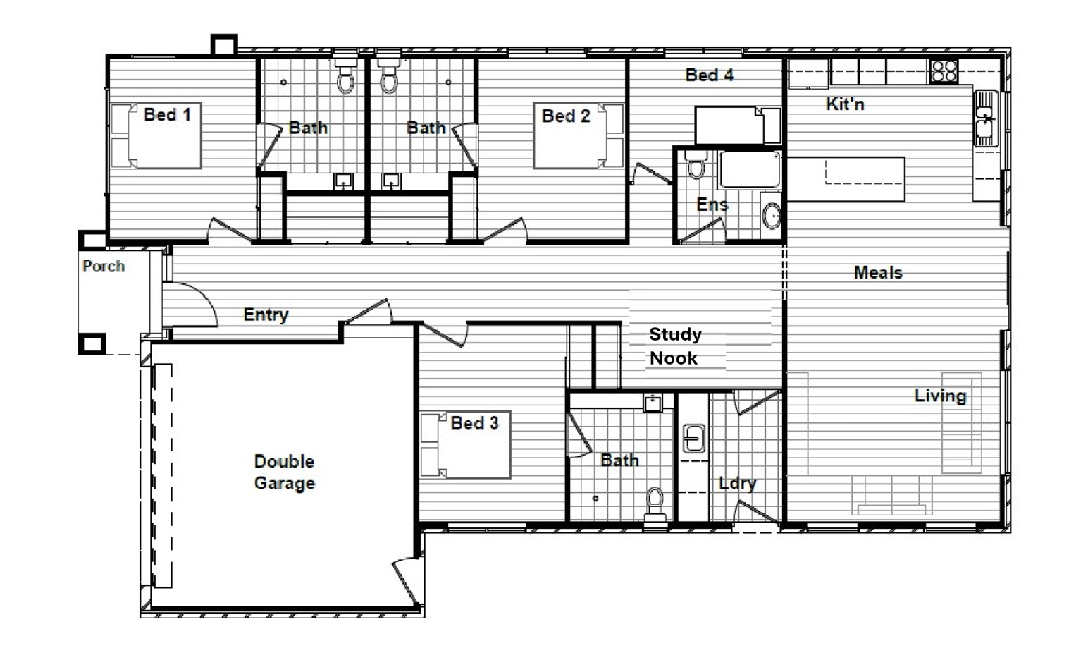 BUNDOORA - Comfort, Care & Independence — Floorplan 1