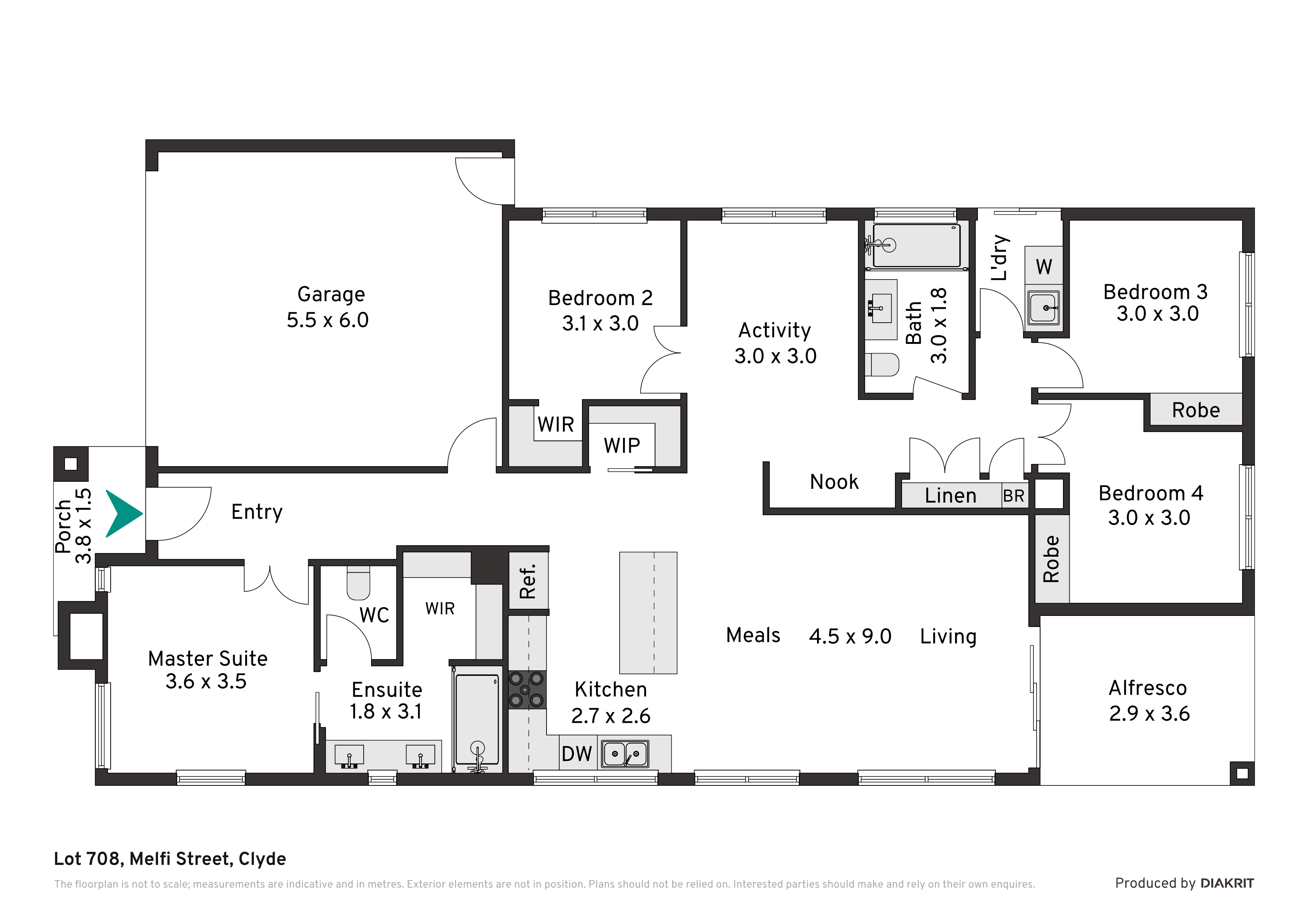 Spacious 3-Resident SIL Home In Clyde — Floorplan 1