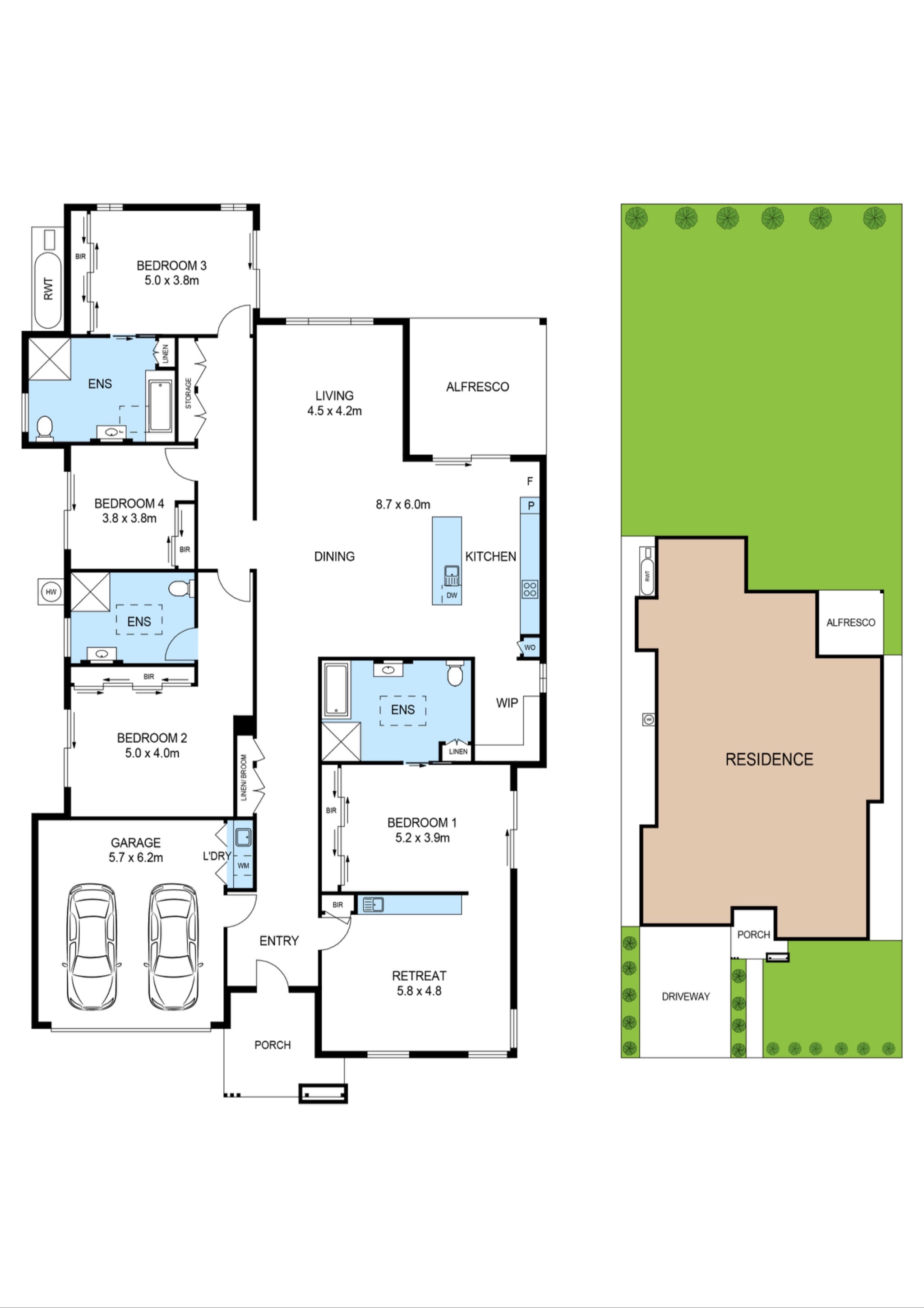 Massive Dual Iiving High Physical Support home - Available NOW — Floorplan 1