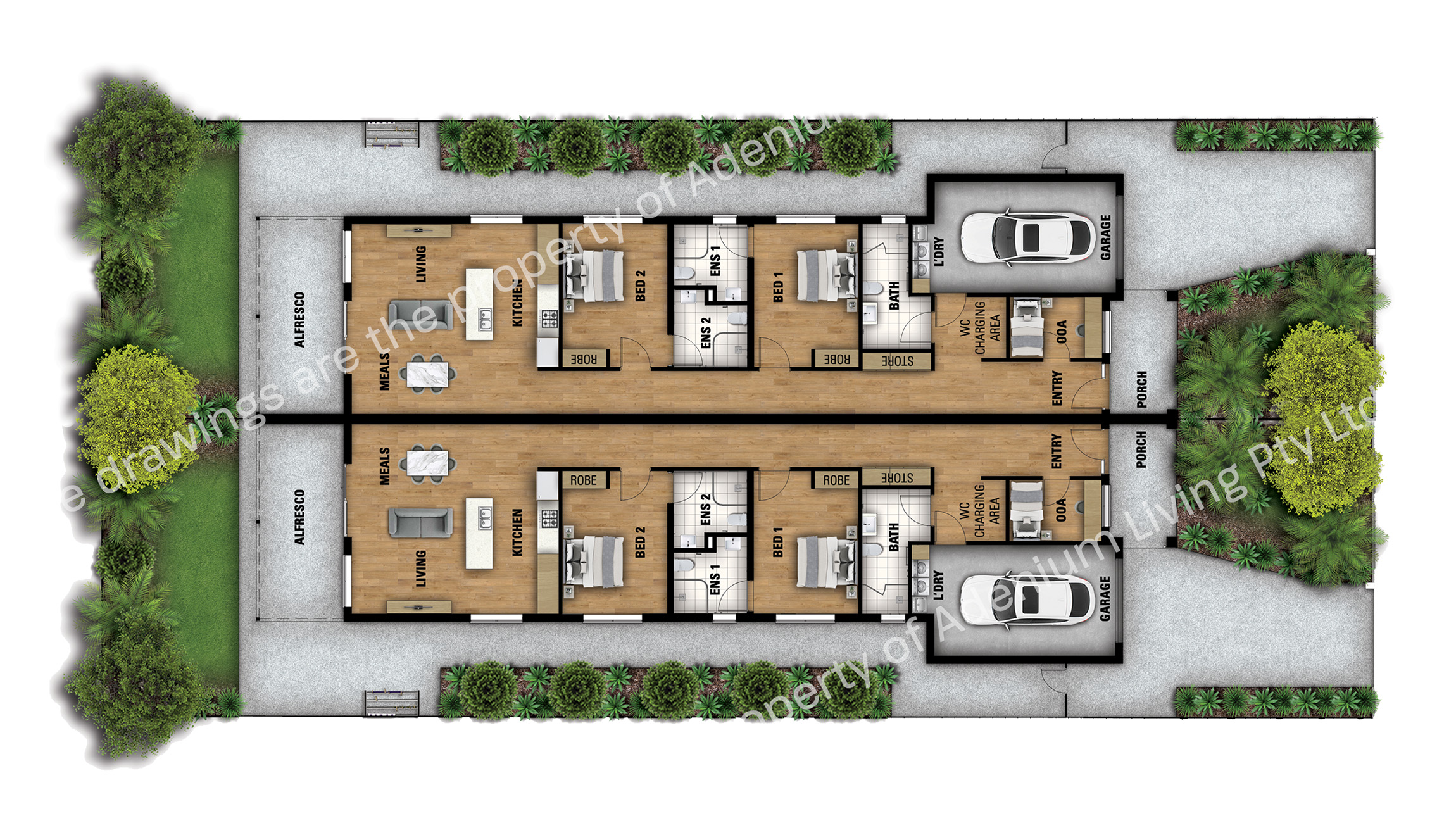 Well-Designed and Accessible SDA Housing in Marion — Floorplan 1