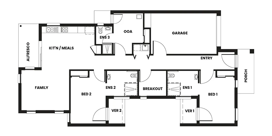 Premium Robust SDA Home in Beveridge, VIC 3753 — Floorplan 1