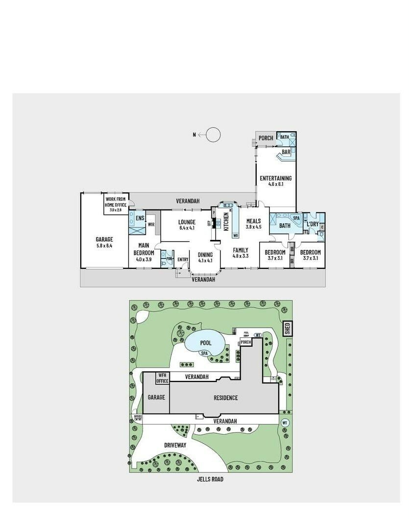 Welcoming and Spacious SIL Home in Wheelers Hill — Floorplan 1