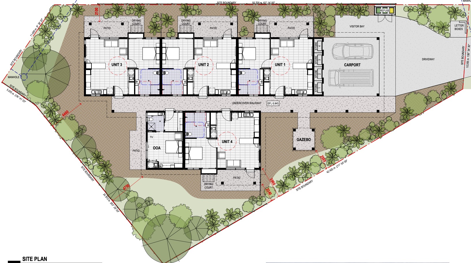 Award-Winning HPS SDA Villas Bowen Private Living with 24/7 OOA — Floorplan 1
