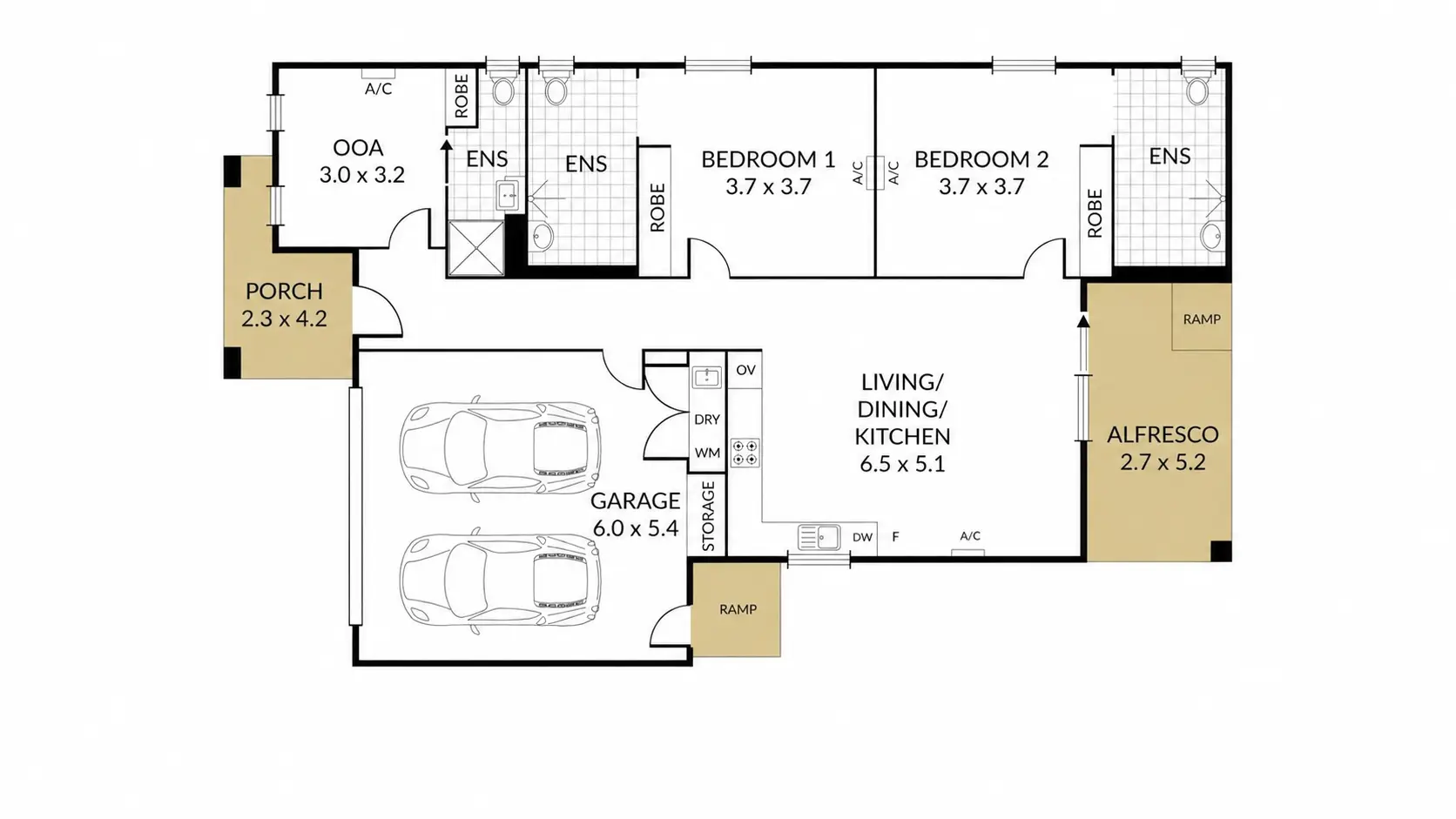 Wyndham Vale 9 | High Physical Support 2-Residents — Floorplan 1