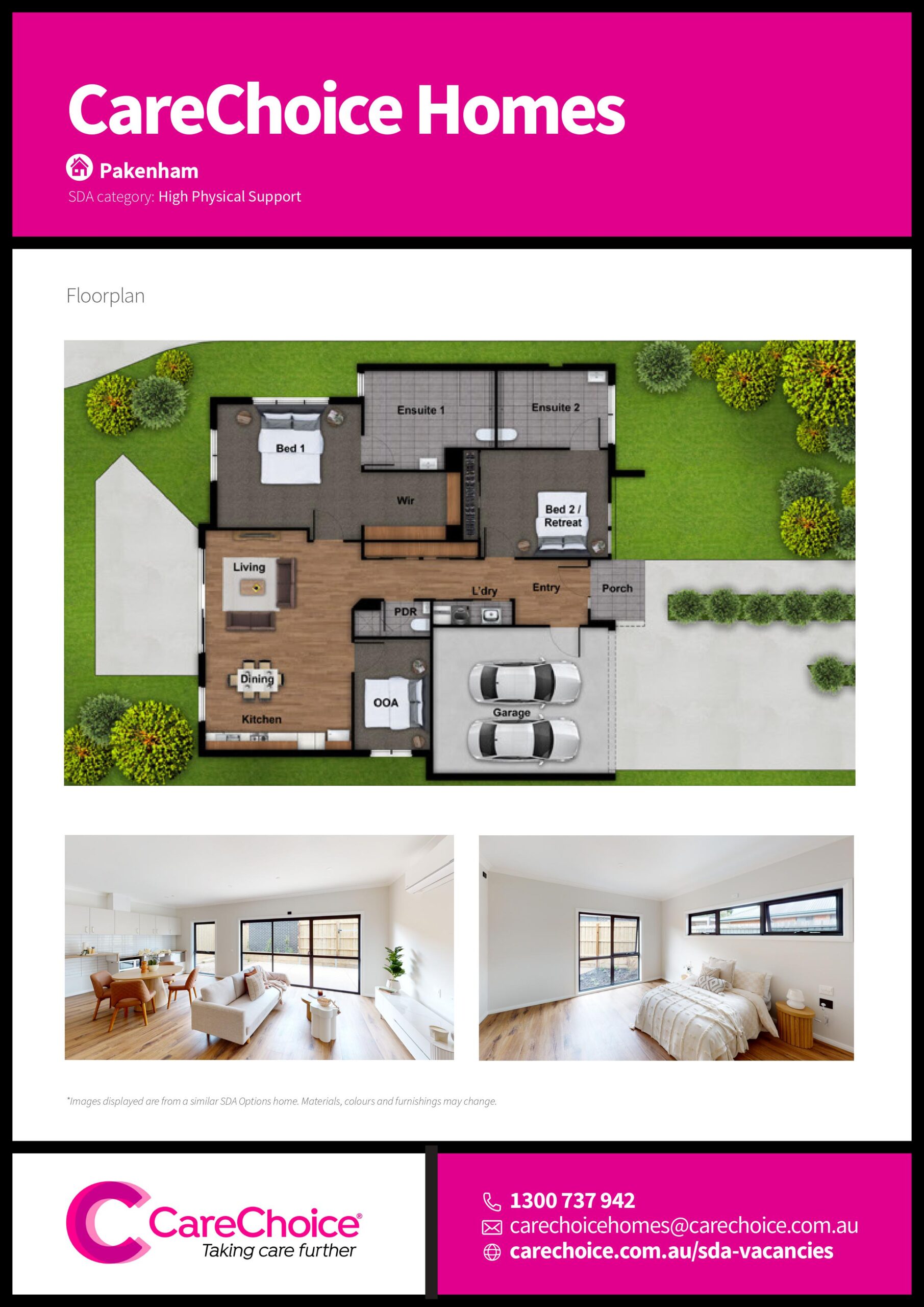 Pakenham – Spacious High Physical Support Home — Floorplan 1