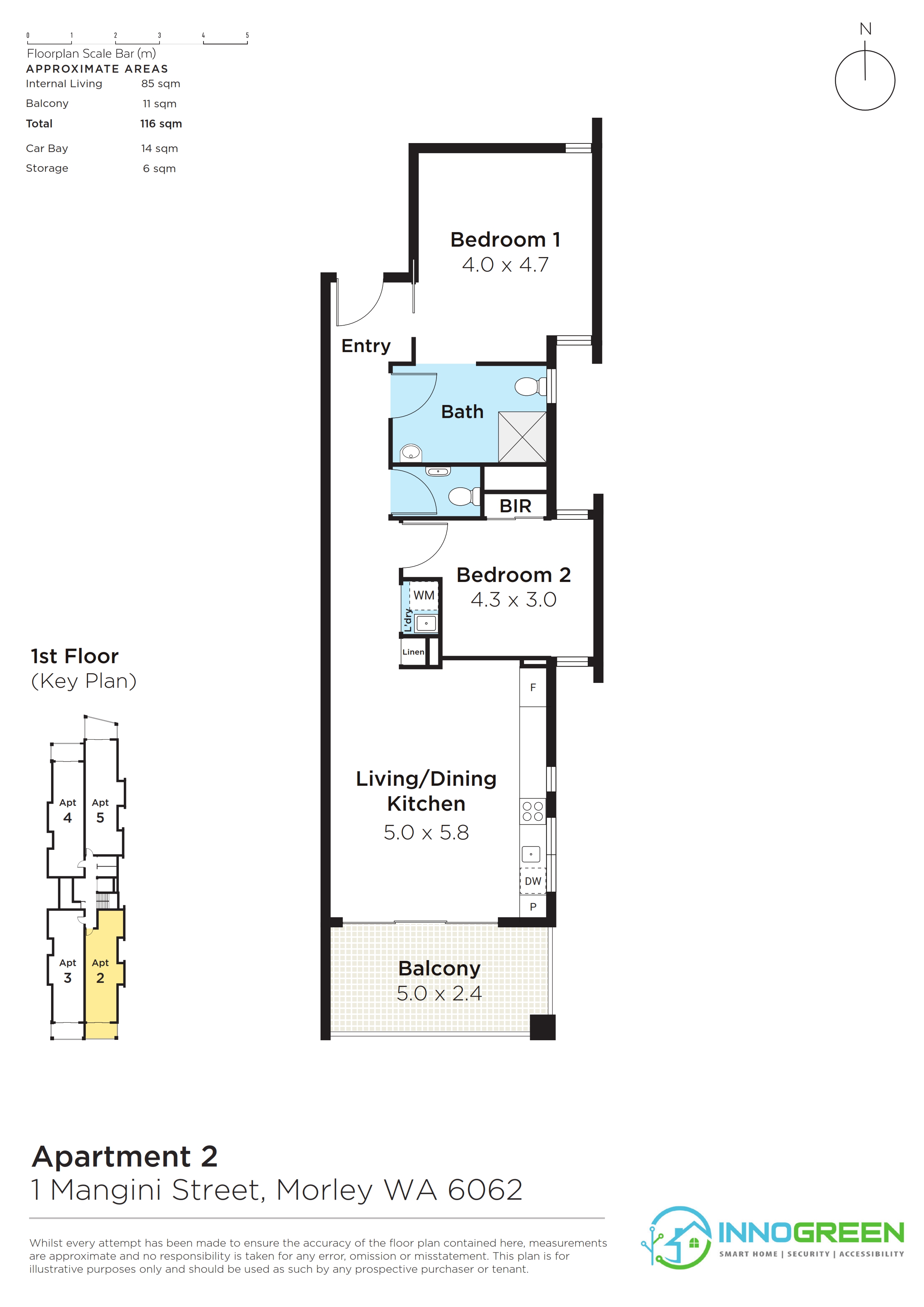 Brand-New SDA Apartments in the Heart of Morley – Now Open! — Floorplan 1