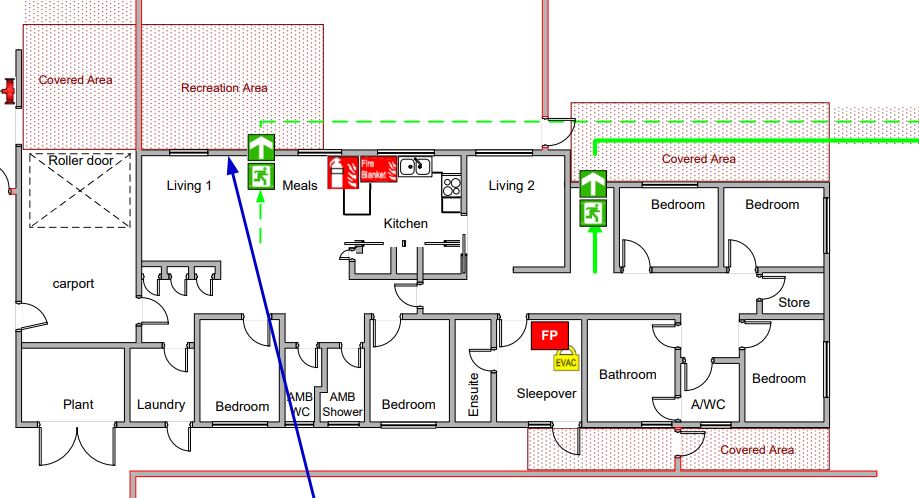 Healthy living options and well trained SIL staff — Floorplan 1