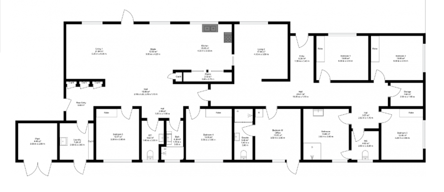 Healthy living options and well trained SIL staff — Floorplan 1
