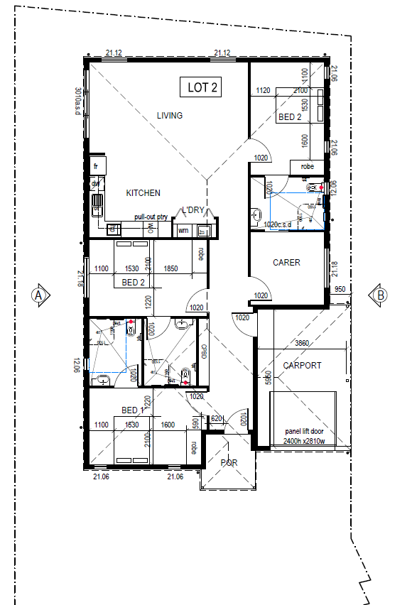 SDA High Physical Support Home in Christie Downs — Floorplan 1