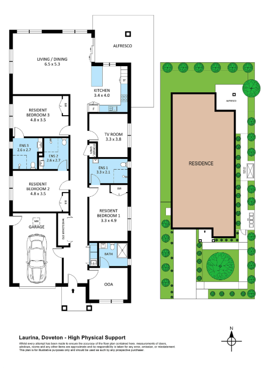 Beautiful new High Physical Support SDA with heart — Floorplan 1