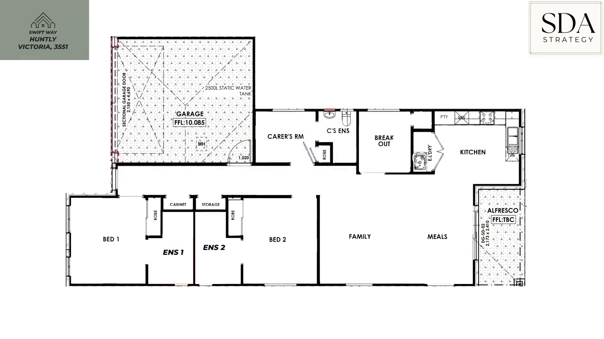 Swift Way, Huntly, VIC 3551 — Floorplan 1