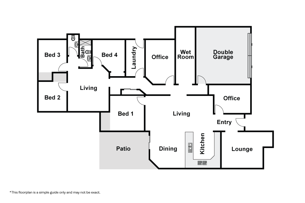 Redland Bay SIL oasis: spacious home with pool and fabulous outdoor area — Floorplan 1