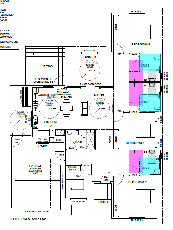 Fully Wheel Chair Accessible Brand New in Mackay! FREE WIFI!!** — Floorplan 1