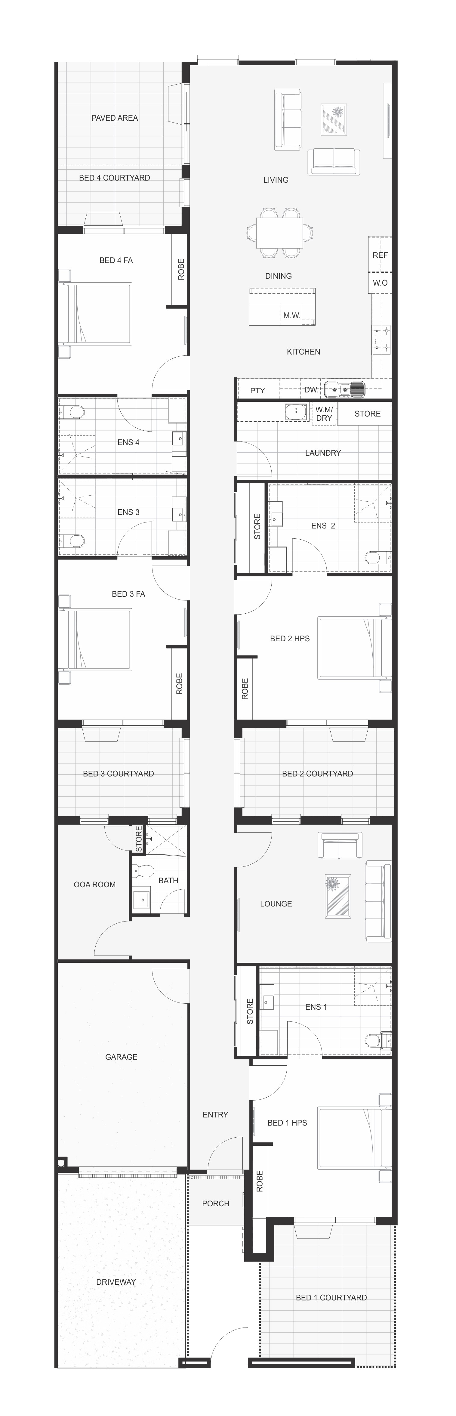Hastings, Brand new build open now — Floorplan 1