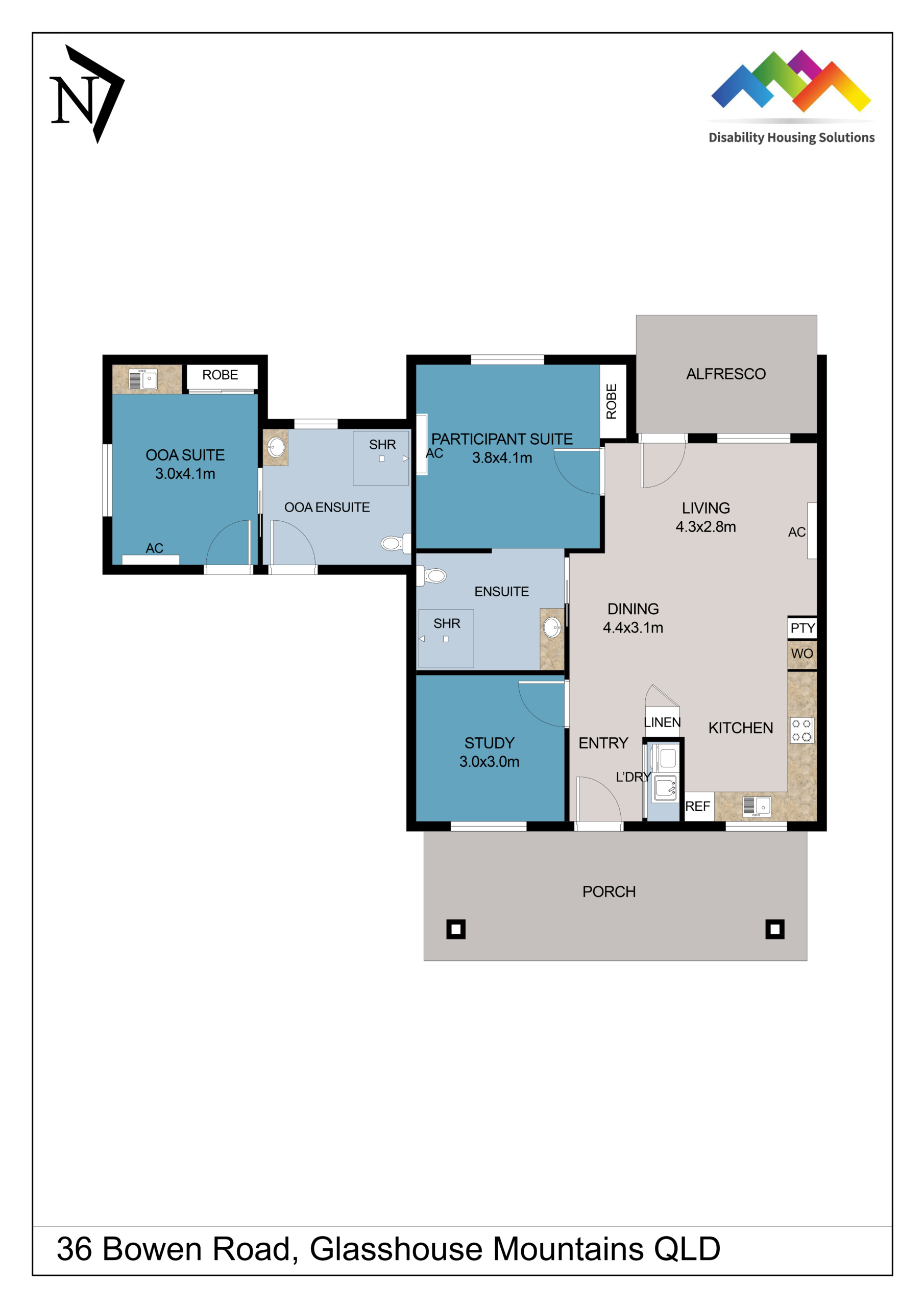 GLASS HOUSE MOUNTAINS, SUNSHINE COAST – HPS VILLA — Home image 14
