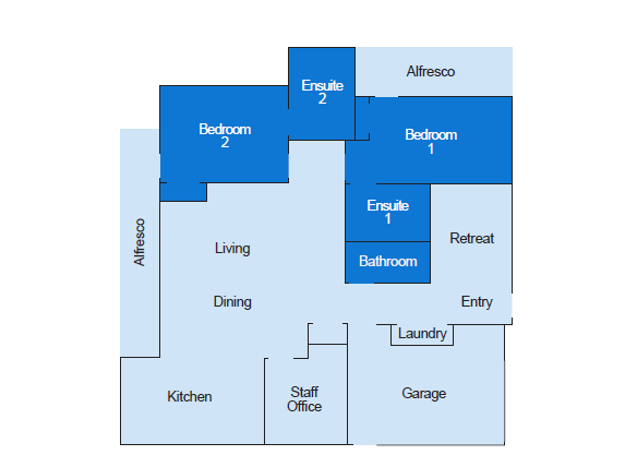 2 Bedroom Shared Home, Chelsea Heights — Floorplan 1
