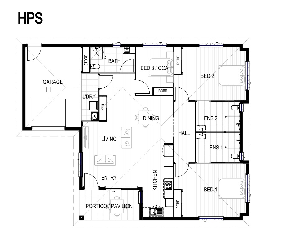 Family-Friendly, Fully Accessible HPS Living — Thornlands, QLD! — Floorplan 1