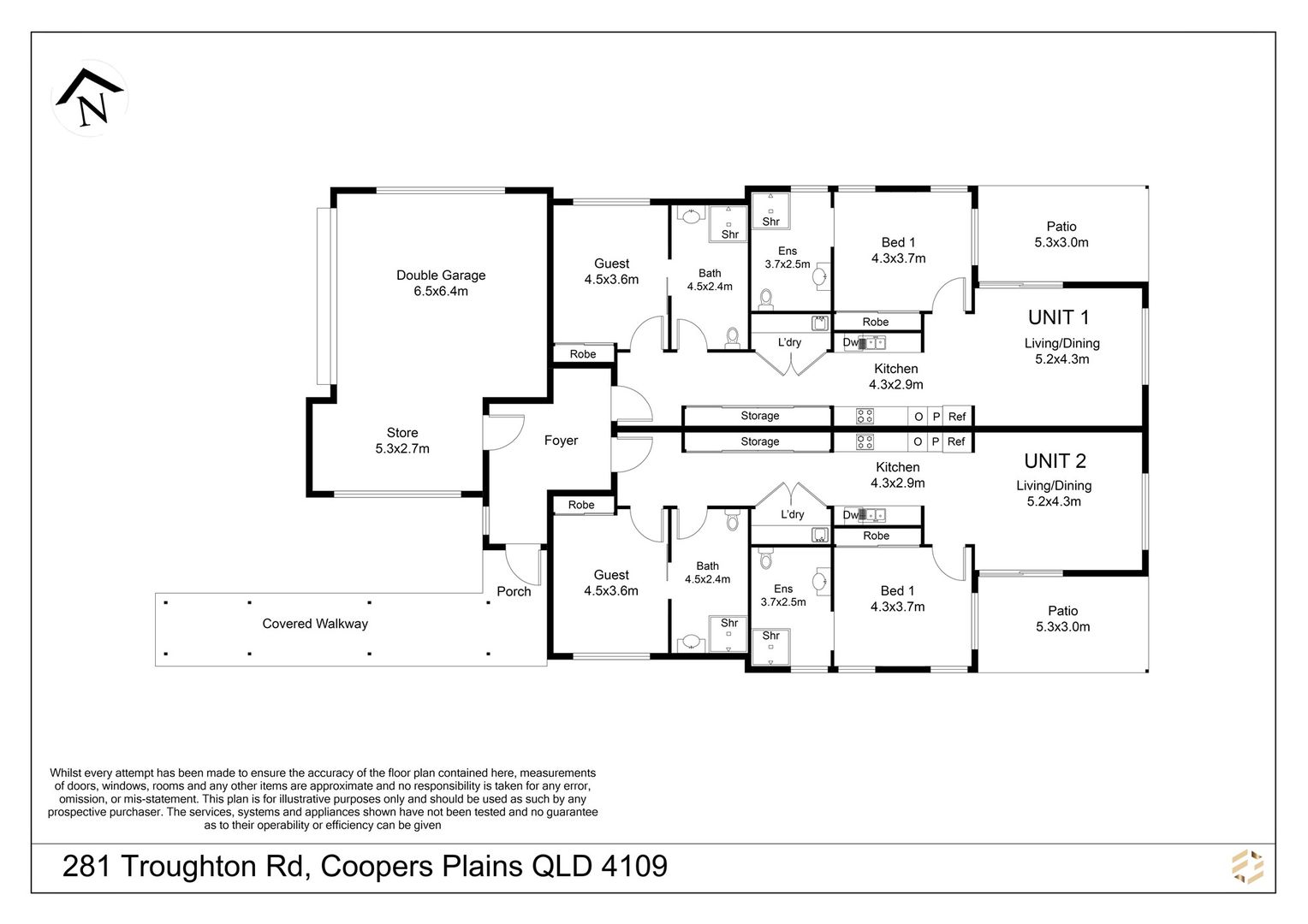 Premium High Physical Support SDA in Coopers Plains QLD 4108 — Floorplan 1