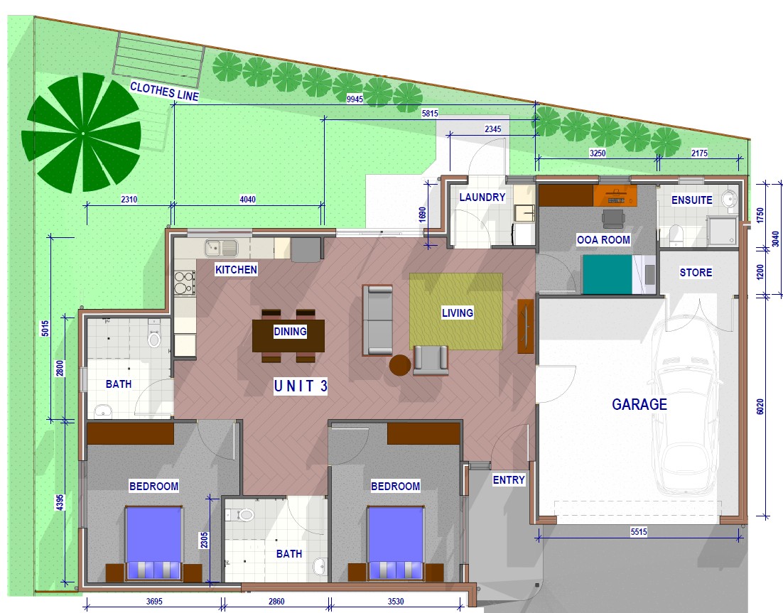 Moe - 4 x High Physical Support Units! Available August 2025! — Floorplan 3