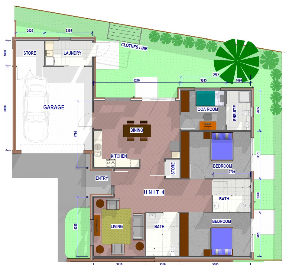 Moe - 4 x High Physical Support Units! Available August 2025! — Floorplan 4