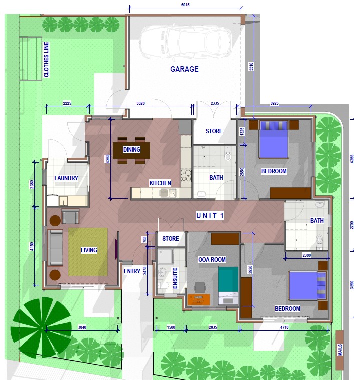 Moe - 4 x High Physical Support Units! Available August 2025! — Floorplan 1