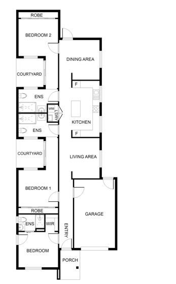 Tarneit Robust SDA Home – Quality, Comfort & Convenience — Floorplan 1