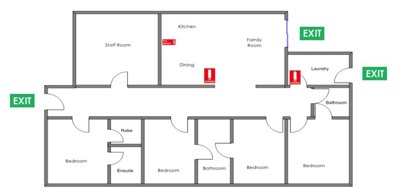 Mount Barker - 1 Vacancy 4 Bedroom Residence Basic — Floorplan 1