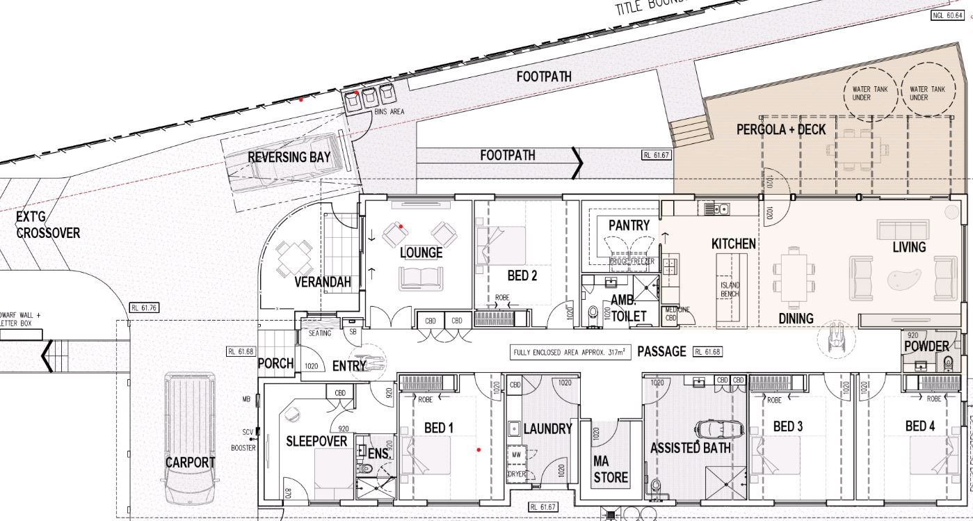 Beautiful Modern Designed Home — Floorplan 1