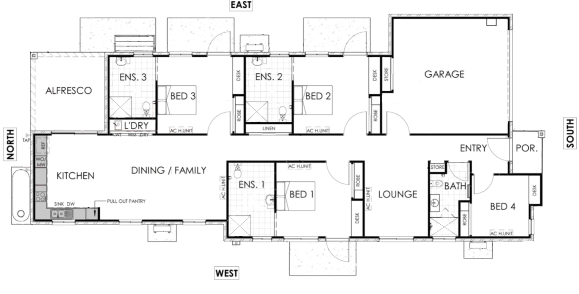 Brand new High Physical Support home - North Albury — Floorplan 1