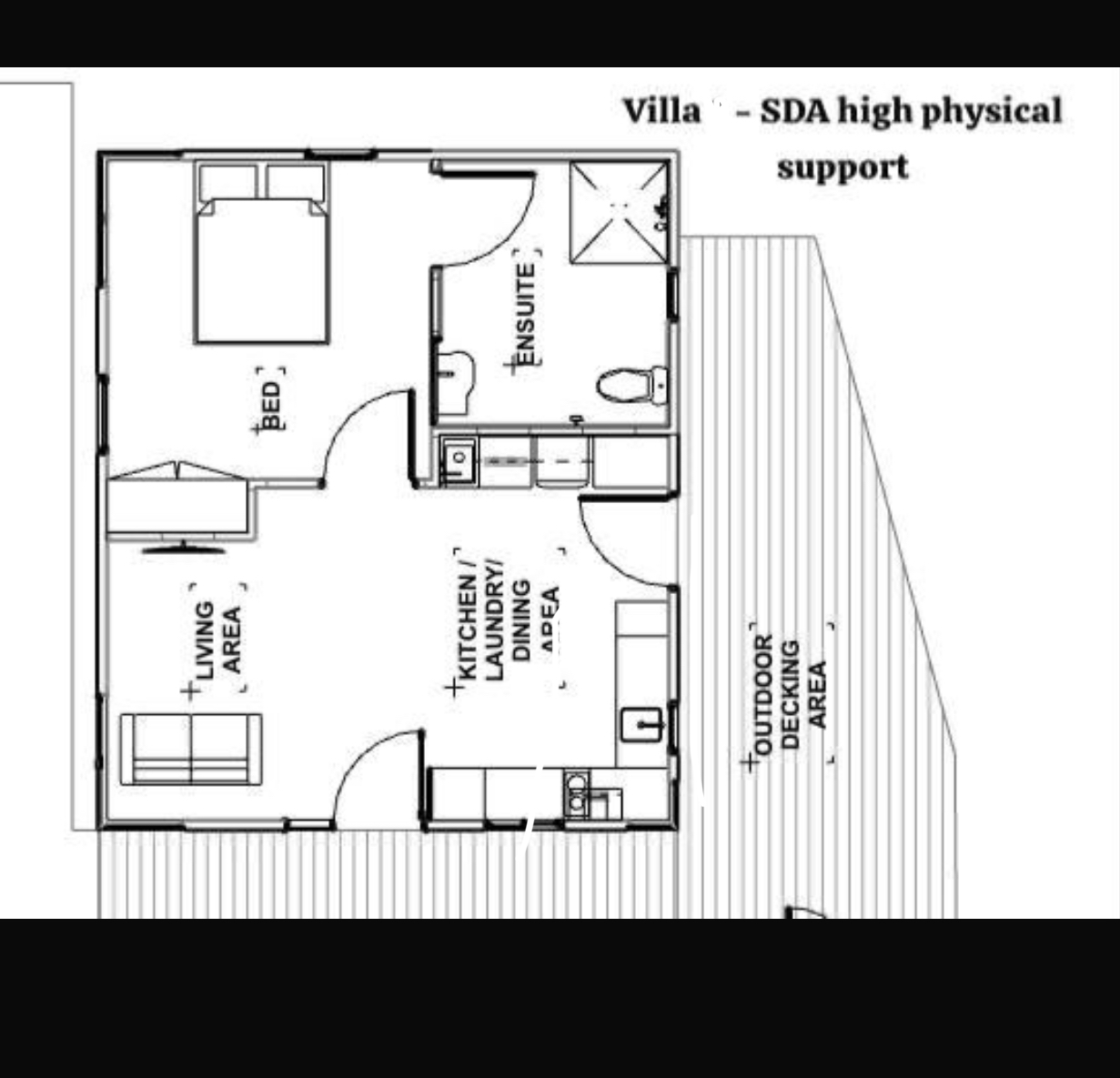 Brand New 1br villa — Floorplan 1