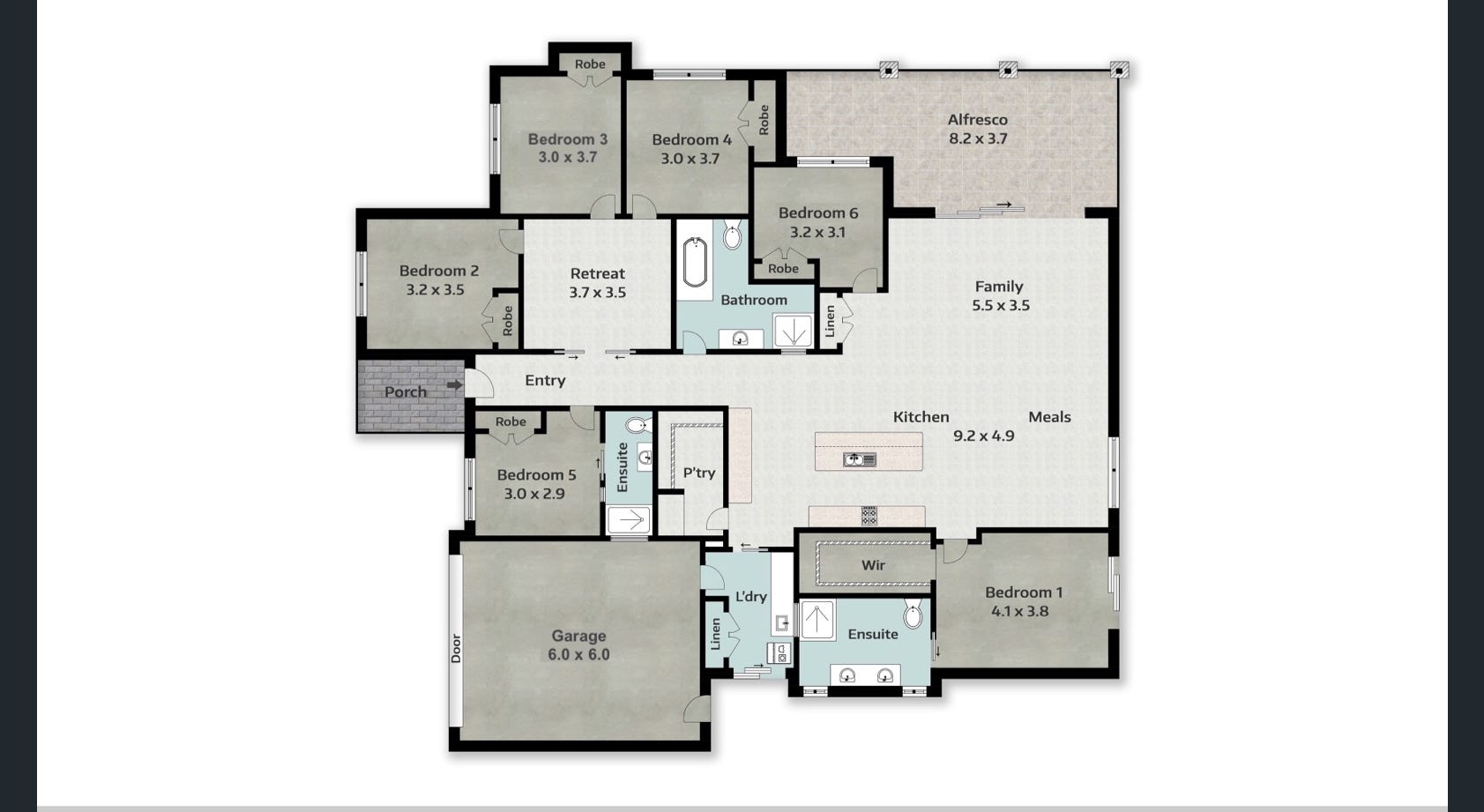 Lovely Pimpama home - Supported Independent Living (SIL) — Floorplan 1