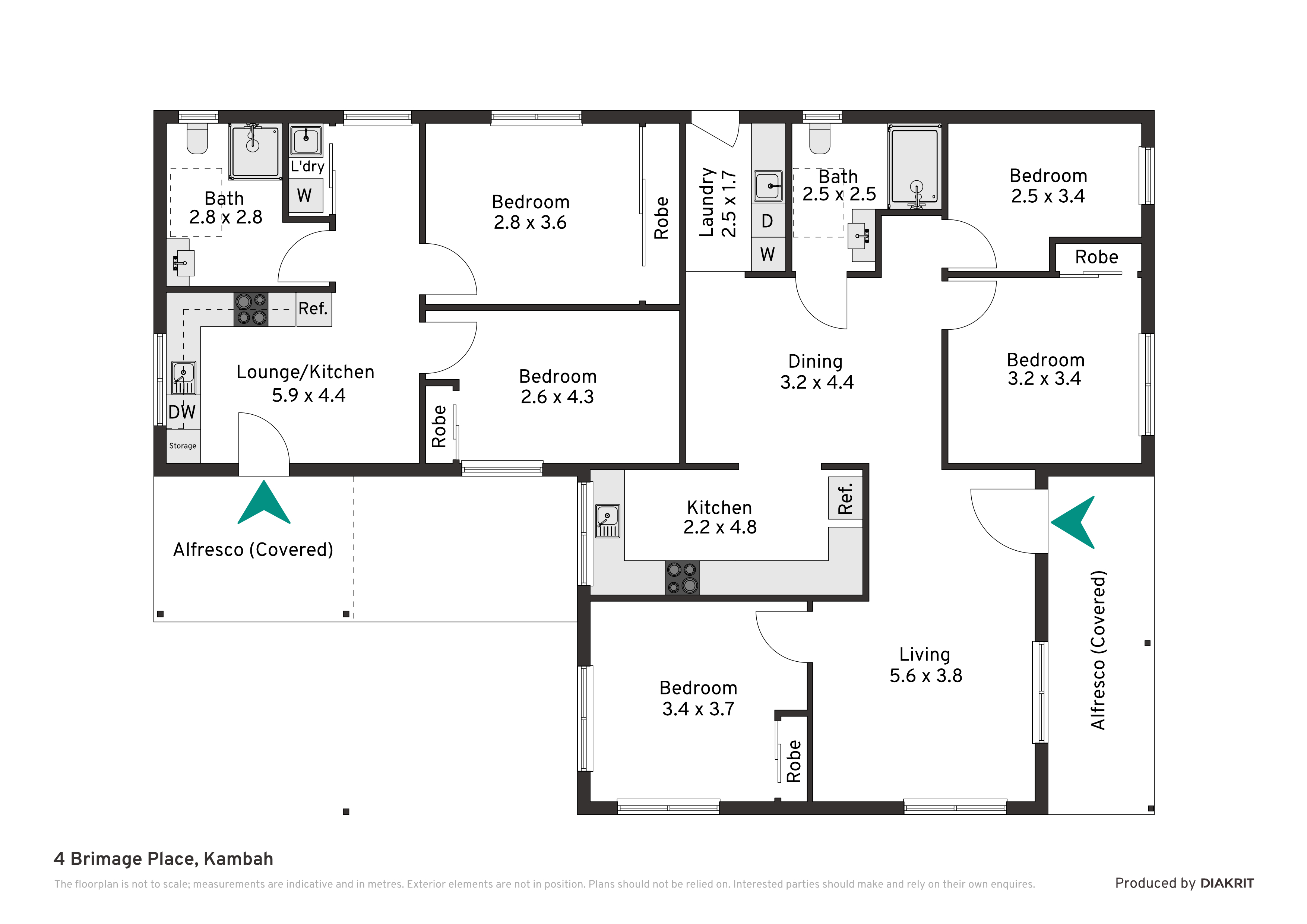 Kambah Property SDA — Floorplan 1