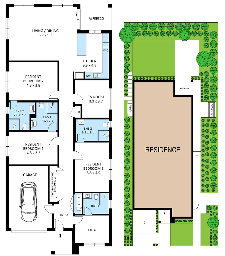 Winter Valley – HPS House 1:3 — Floorplan 1